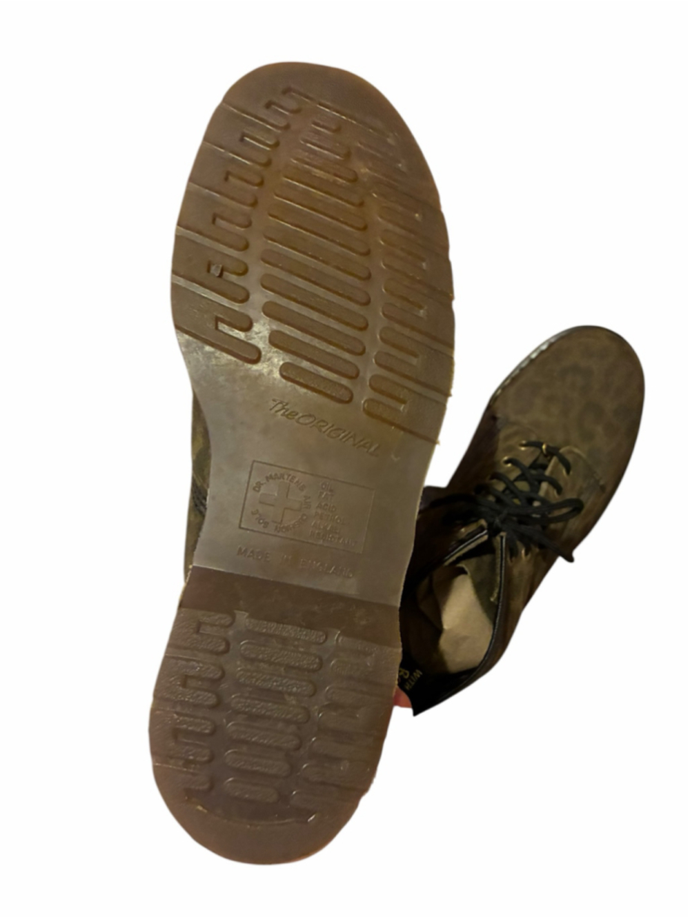 Dr. Martens Leopard suede MIE Double stitch Boots - Picture 6 of 8
